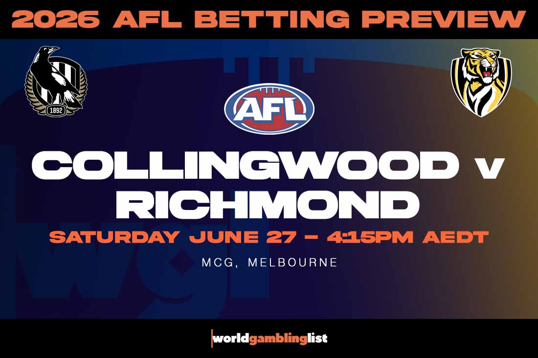Collingwood v Richmond betting tips for June 27, 2026