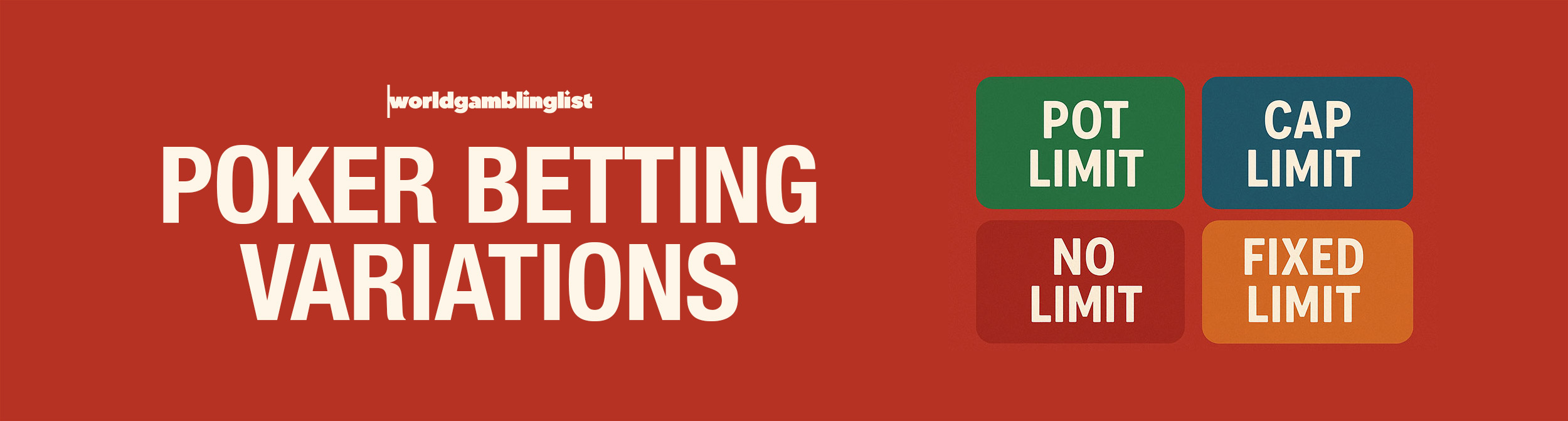 Poker betting variations and structures