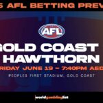 Gold Coast v Hawthorn betting tips for AFL round 15 2026