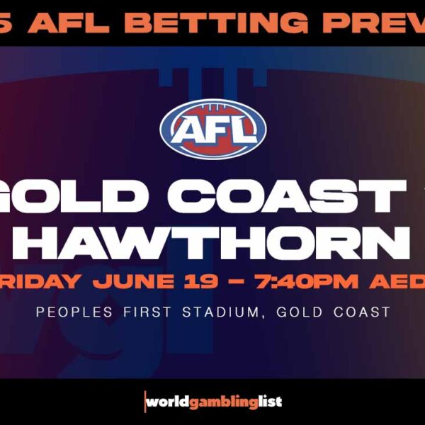 Gold Coast v Hawthorn betting tips for AFL round 15 2026
