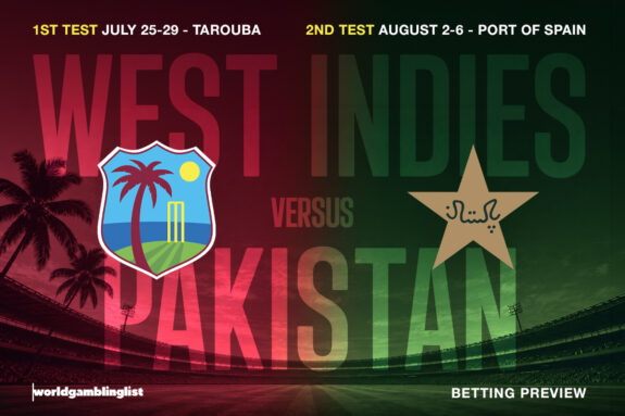 West Indies v Pakistan Test Cricket Betting tips