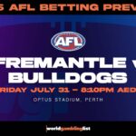 Fremantle v Bulldogs betting tips for AFL round 21 2026