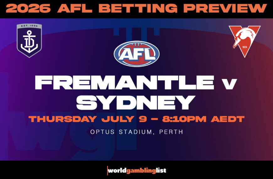Fremantle v Sydney betting tips for AFL round 18 2026