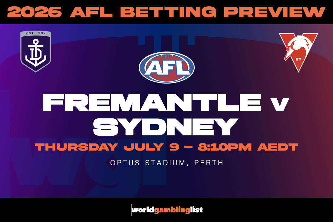 Fremantle v Sydney betting tips for AFL round 18 2026