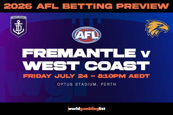 Fremantle v West Coast betting tips for AFL round 20