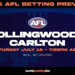 Collingwood v Carlton betting tips for AFL round 19 2026