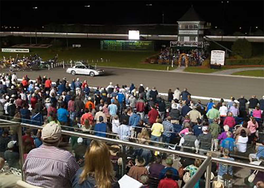 Night racing is a feature on PEI