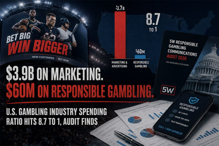 USA gambling sites spending more on celebrity endorsements than responsible gambling