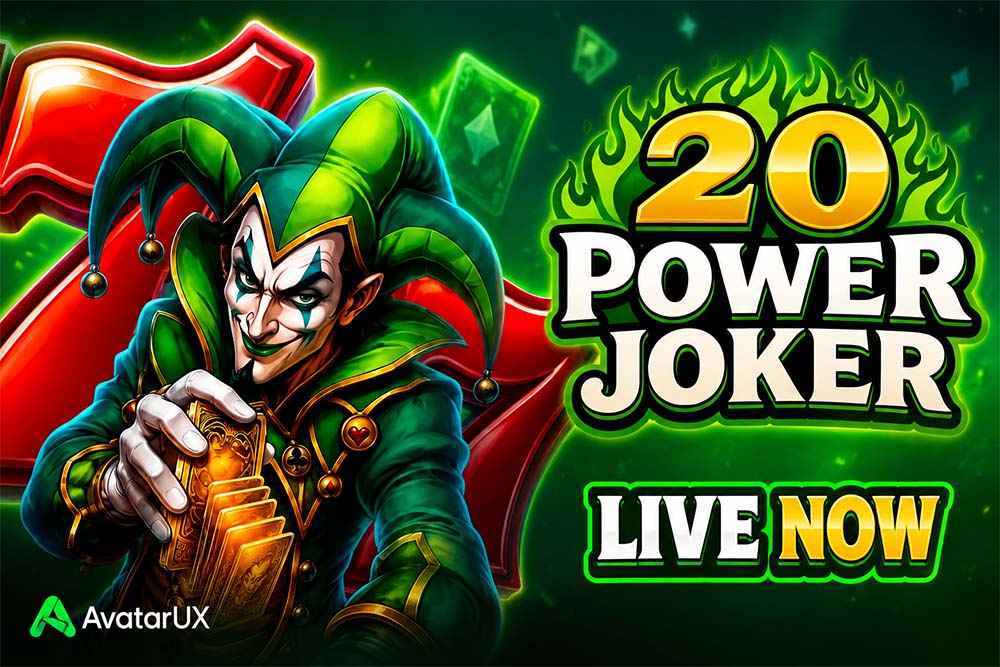 20 Power Joker live at AvatarUX casinos