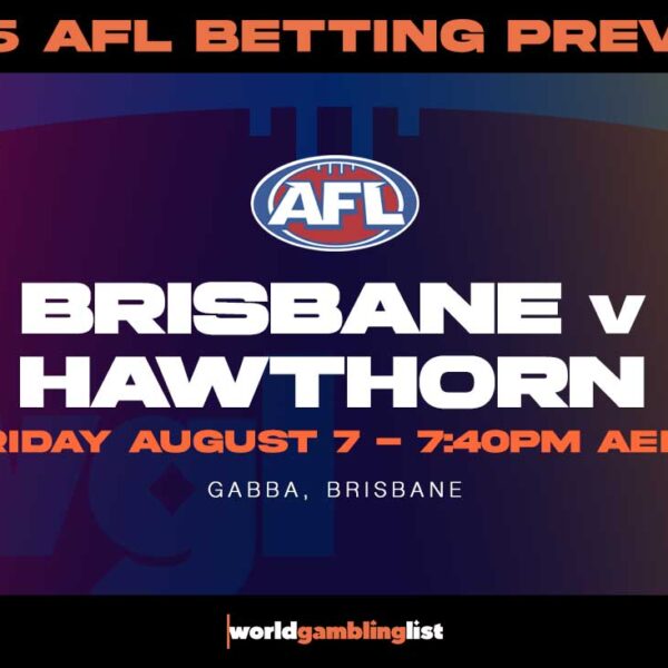 Brisbane v Hawthorn betting tips for AFL round 22 2026