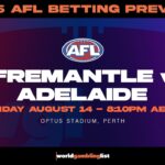 Fremantle v Adelaide betting tips for AFL round 23, 2026