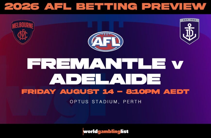 Fremantle v Adelaide betting tips for AFL round 23, 2026