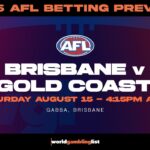 Brisbane Lions v Gold Coast Suns betting tips for AFL round 23