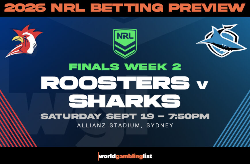NRL Finals Roosters v Sharks 2026