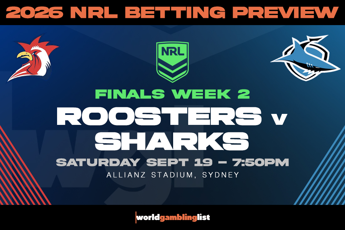 NRL Finals Roosters v Sharks 2026