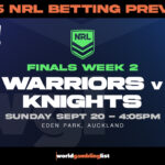 NRL Finals Warriors v Knights 2026