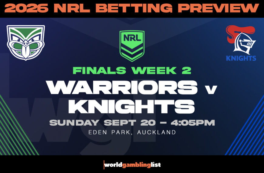 NRL Finals Warriors v Knights 2026