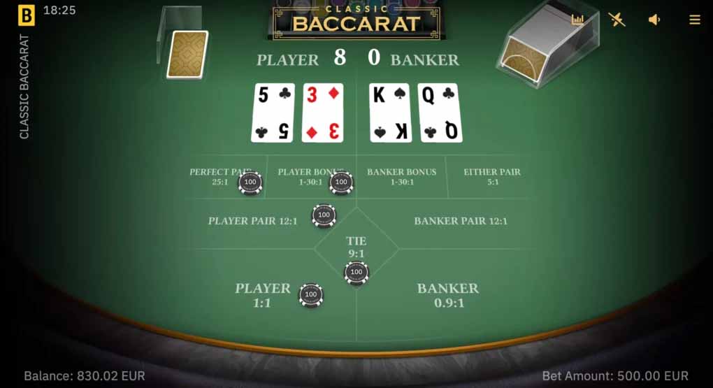 BGaming Classic Baccarat for real money
