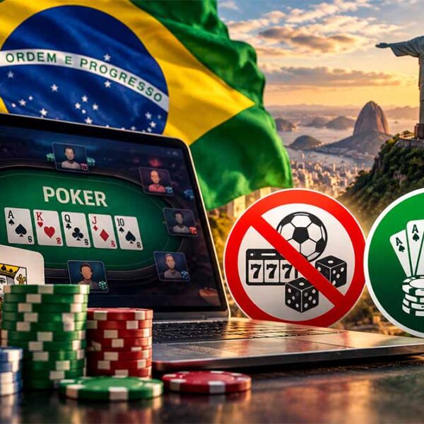 Brazil's gambling ban excludes online poker