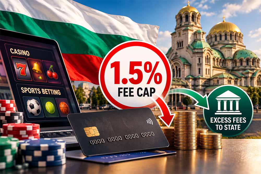 Bulgaria authorities considering 1.5% gambling payment cap
