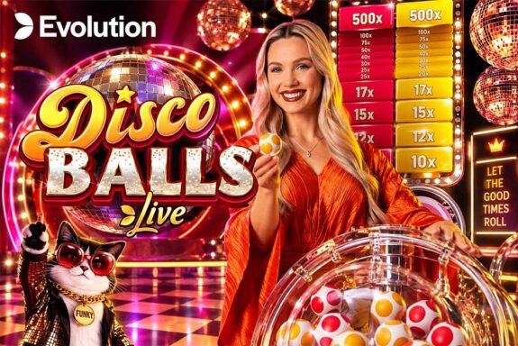 Disco Balls is live at Evolution online casinos