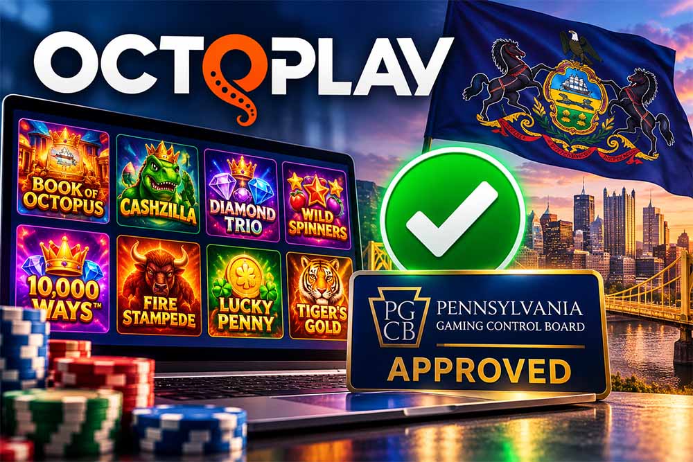 Octoplay now licensed in Pennsylvania
