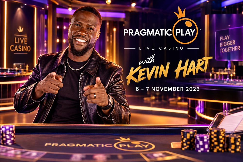 Pragmatic Play and Kevin Hart will join forces for a live casino event