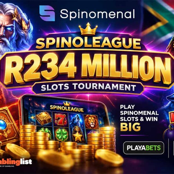 Spinoleague slots touranment launches at South African gambling sites