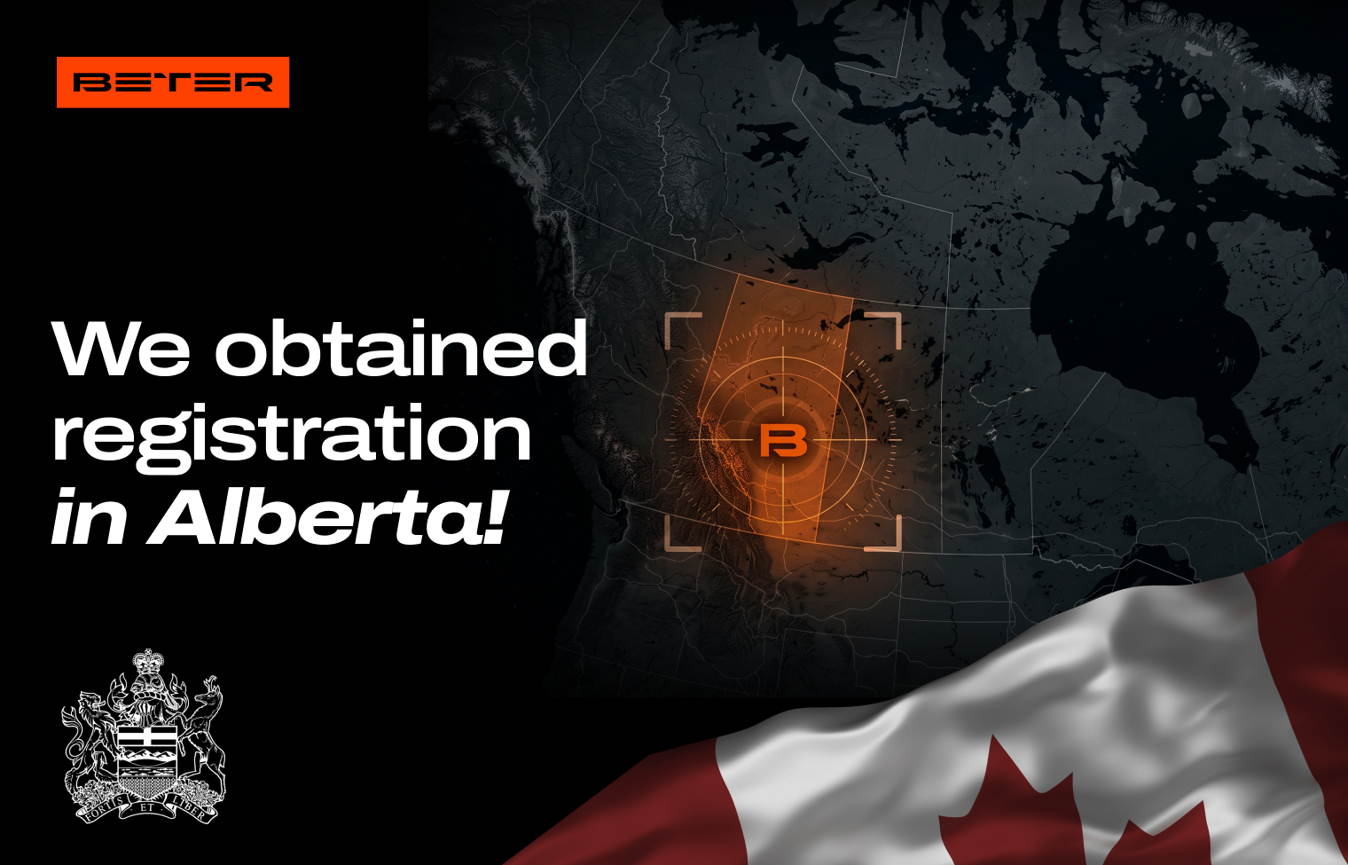 BETER gains Alberta supplier registration for esports and sports betting content