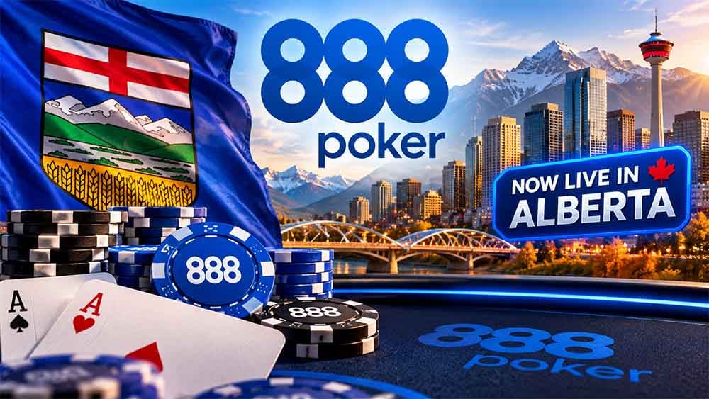 888Poker enters Alberta's regulated gambling market