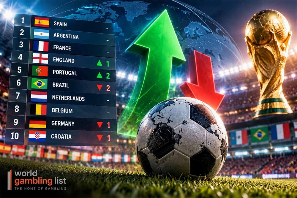 Spain top FIFA rankings for October 2026