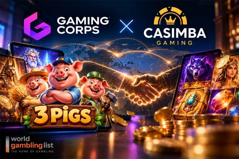 Gaming Corps strikes deal with Casimba Casino Group