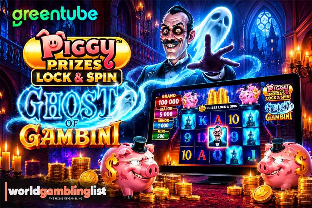 Greentube releases Piggy Prizes Ghost of Gambini slot
