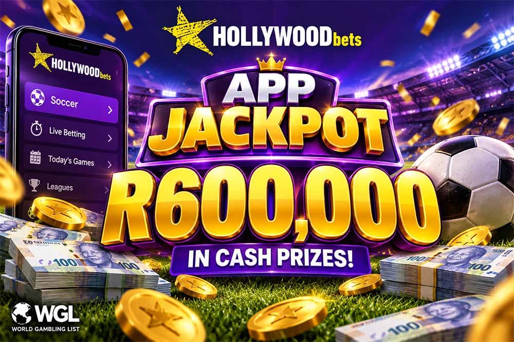 Hollywoodbets app jackpot promotion live in south africa