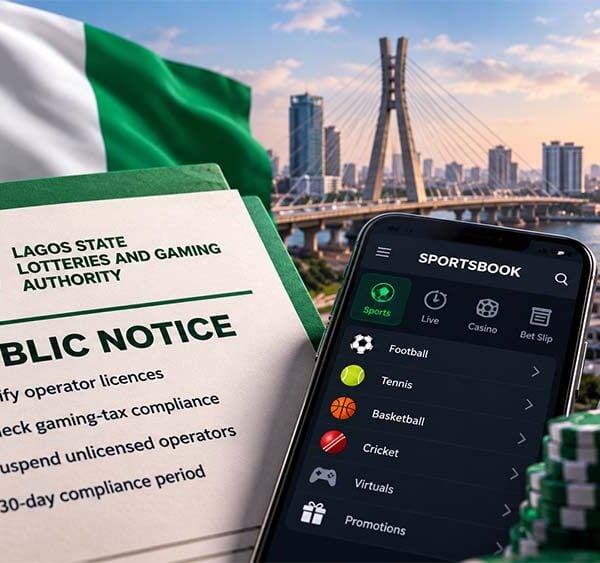 Lagos set to crack down on unlicensed gambling and unpaid taxes