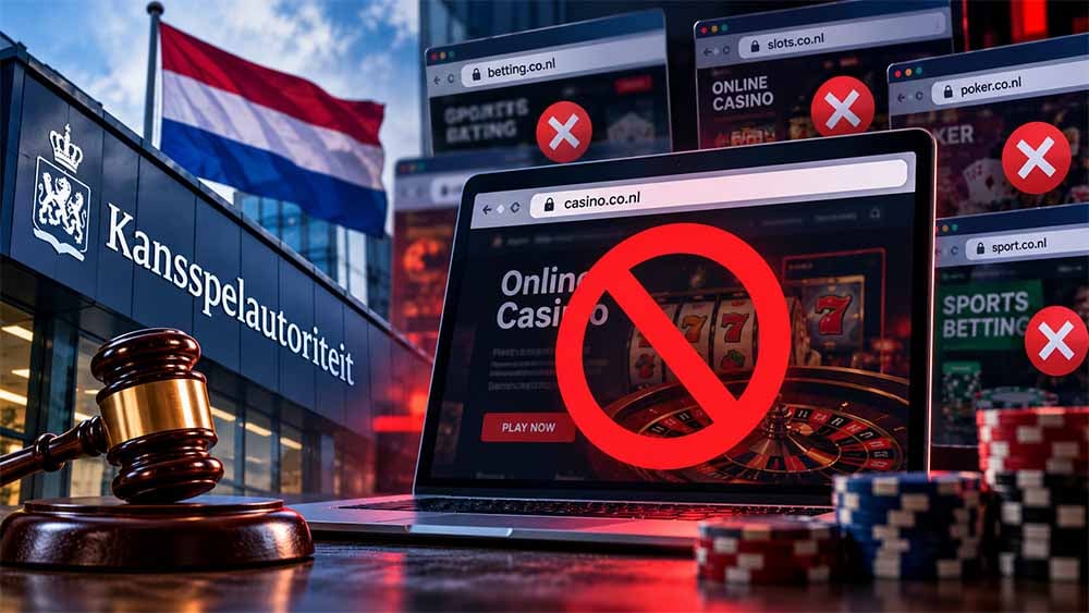 Netherlands gambling regulator blocks illegal gambling sites