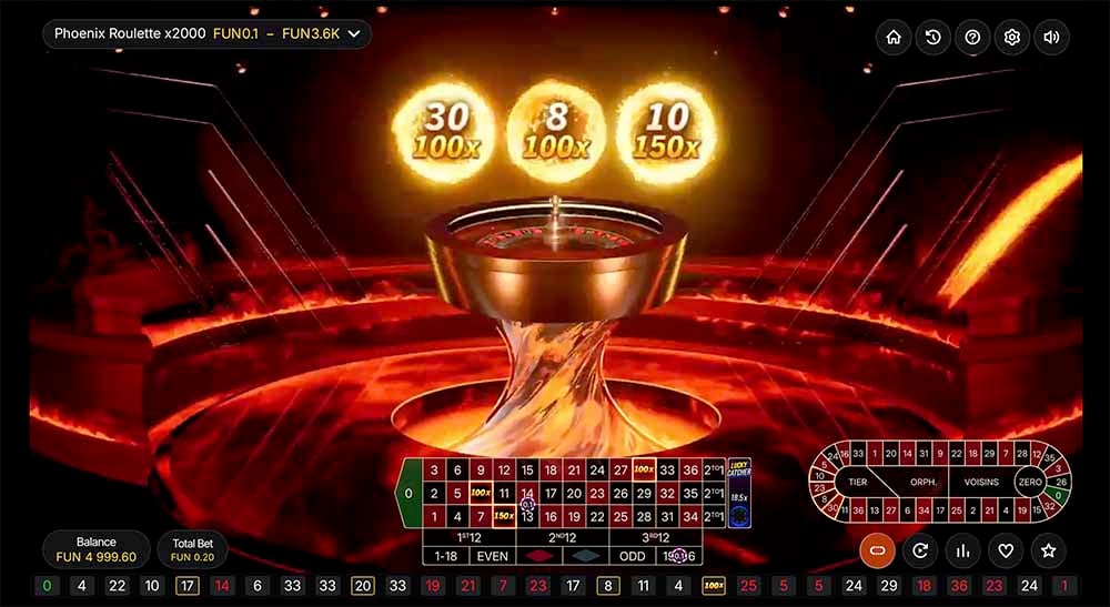 Phoenix Roulette x2000