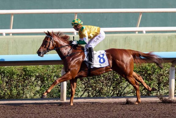 Bustling City and Brenton Avdulla winning at Sha Tin