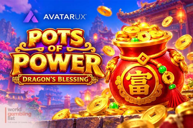 Pots of Power: Dragon's Blessing live at AvatarUX online casinos