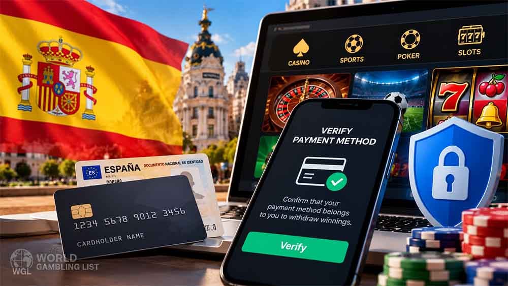 Spanish gambling sites to require payment verification