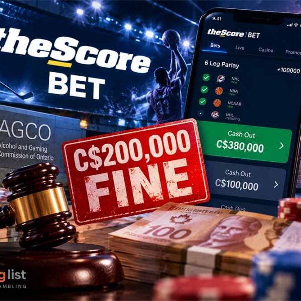 Ontario gambling regulator issues theScore Bet with massive fine