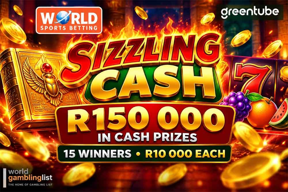Win massive real money prizes via Sizzling Cash promo at WorldSportsBetting