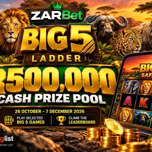 Zarbet running Big 5 Ladder free bet promo for South Africans