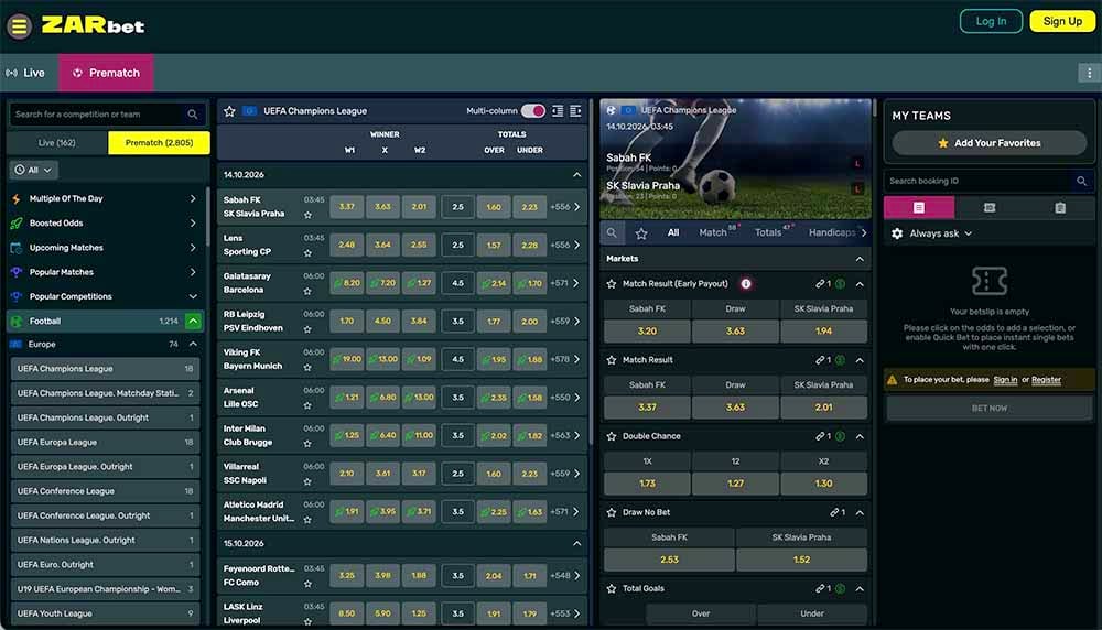 ZARbet sports betting review