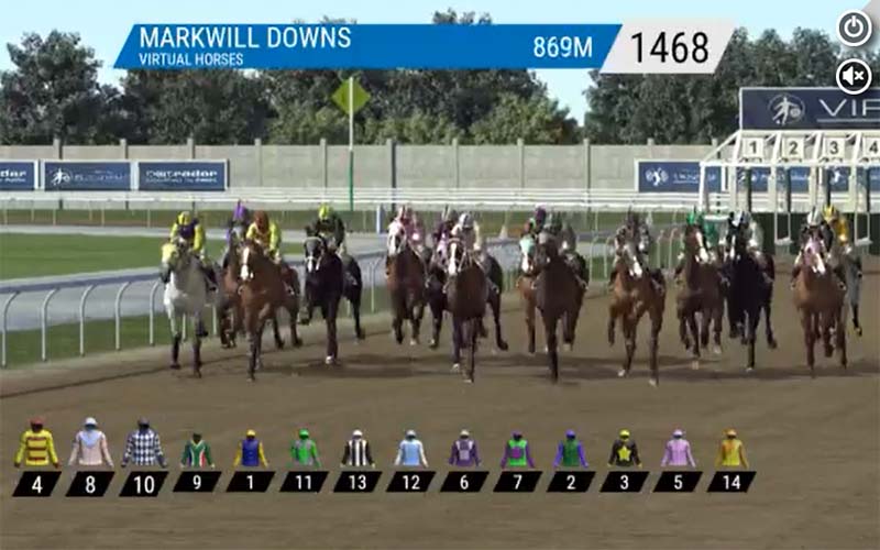 Virtual horse racing and sports has become popular in South Africa