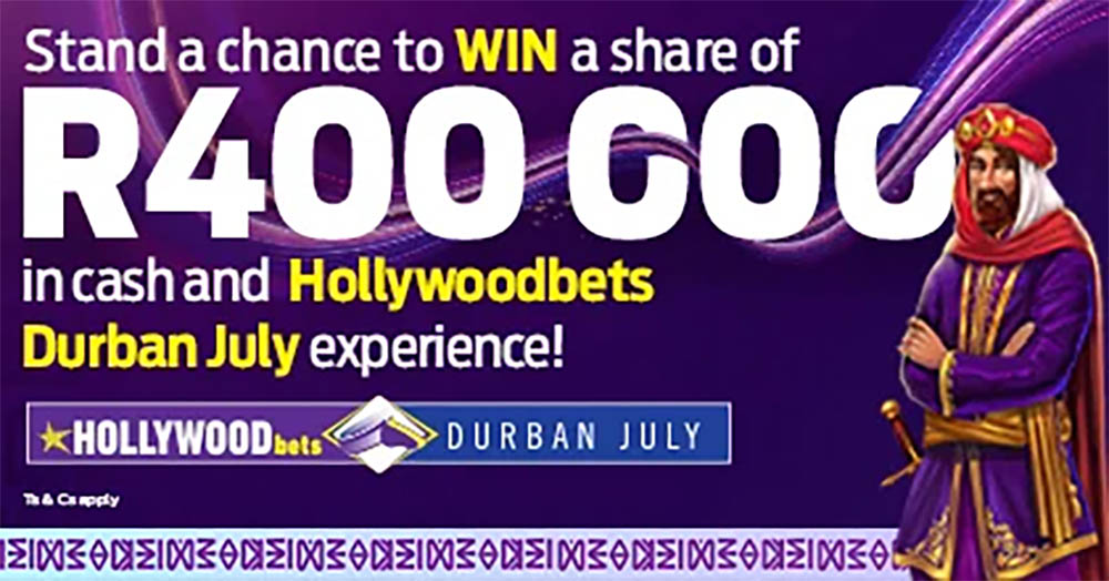 Hollywoodbets Boomtown Durban July promotion